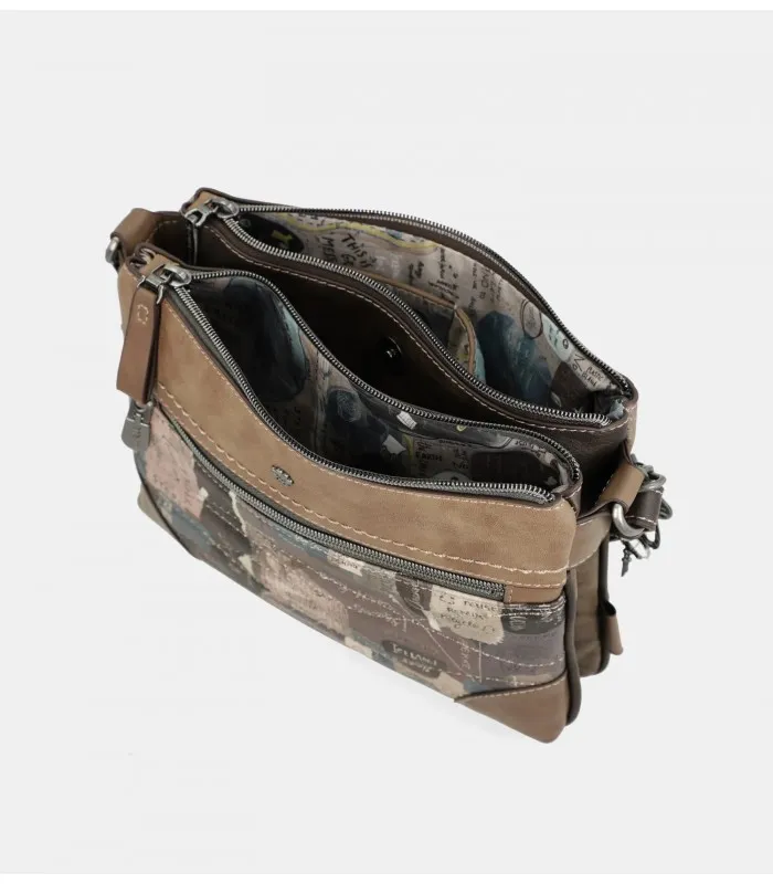 BOLSO BANDOLERA MUJER ANEKKE MARRÓN