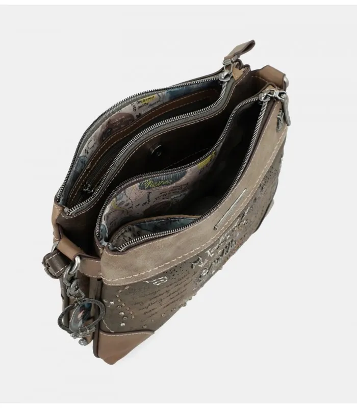 BOLSO BANDOLERA MUJER ANEKKE MARRÓN
