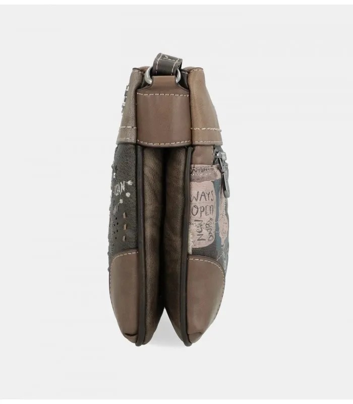 BOLSO BANDOLERA MUJER ANEKKE MARRÓN