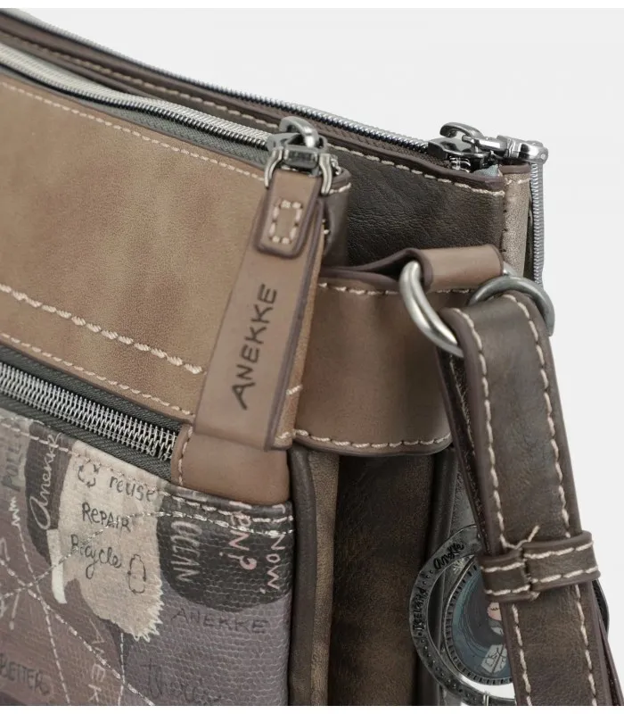 BOLSO BANDOLERA MUJER ANEKKE MARRÓN