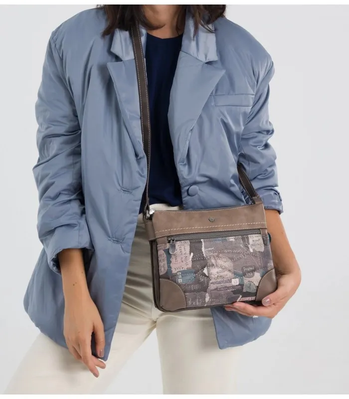 BOLSO BANDOLERA MUJER ANEKKE MARRÓN
