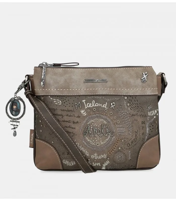 BOLSO BANDOLERA MUJER ANEKKE MARRÓN