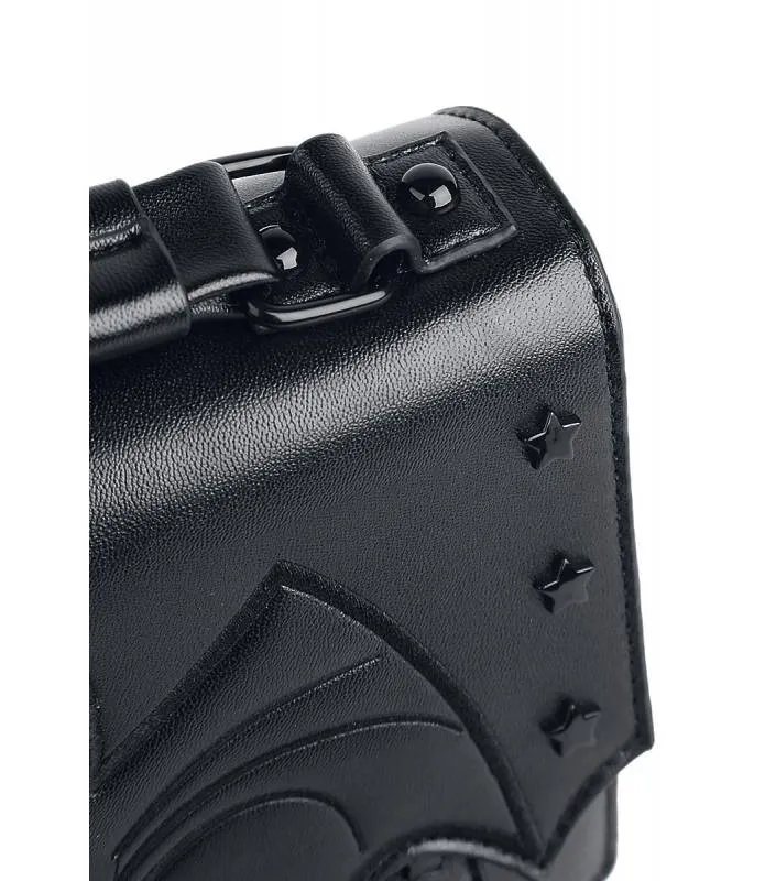 Bolso de mano con correa para el hombro Negro Murcielago Nocturne Banned BG7268