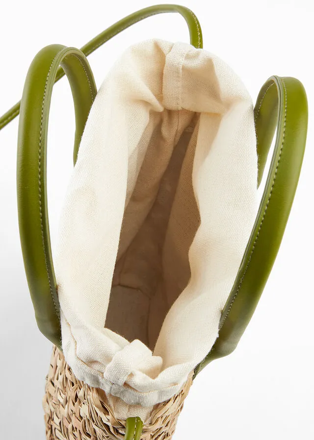 BOLSO DE MANO CRUDOMUSGO OSCURO