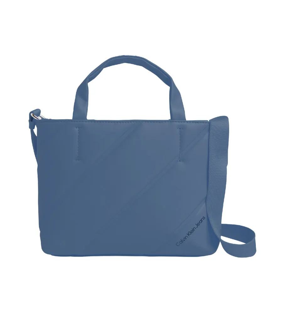 Bolso Quilted Micro Ew Tote22 azul
