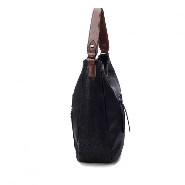 Bolso Refresh 083394 en negro con las asas en marrón