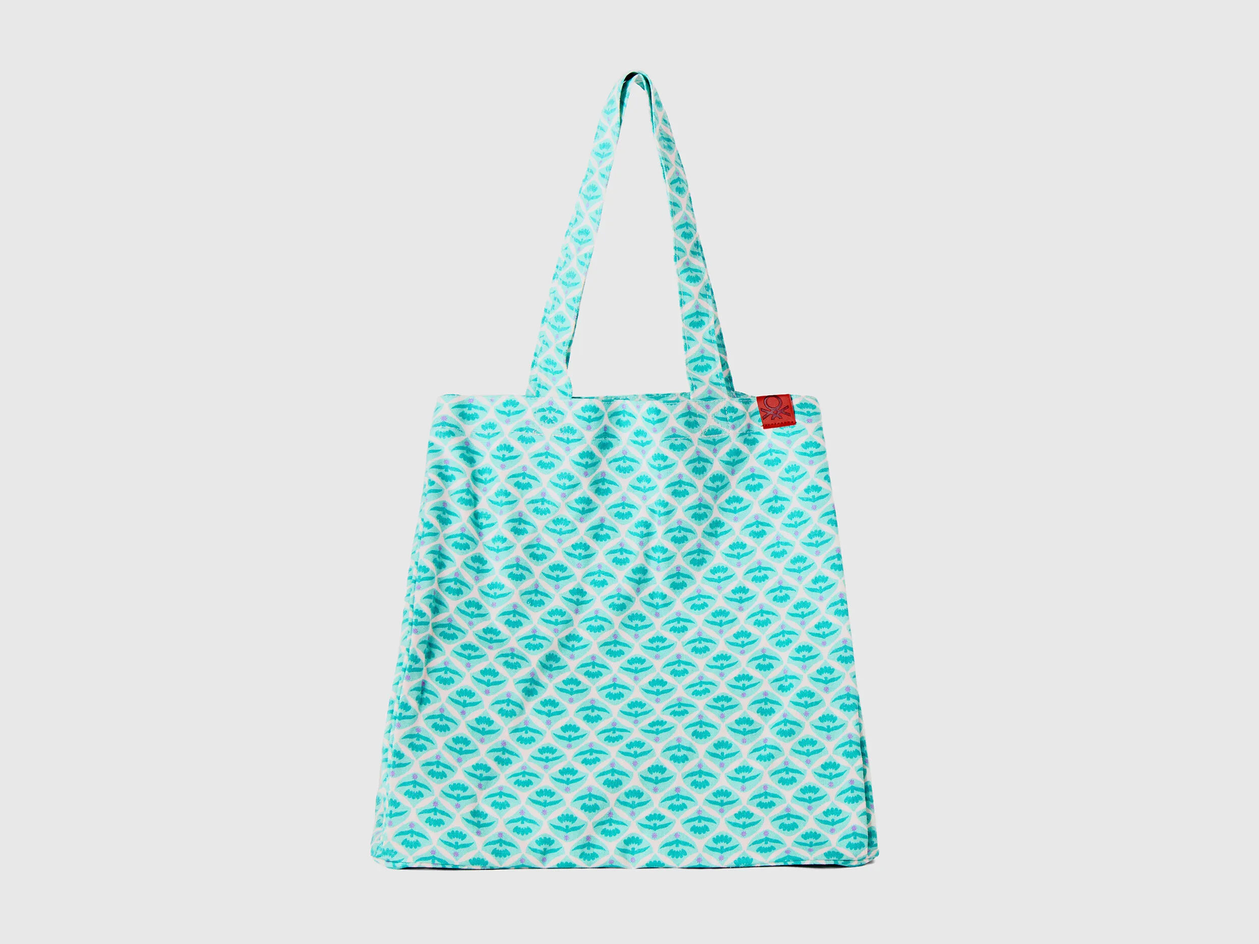 Bolso shopper de flores