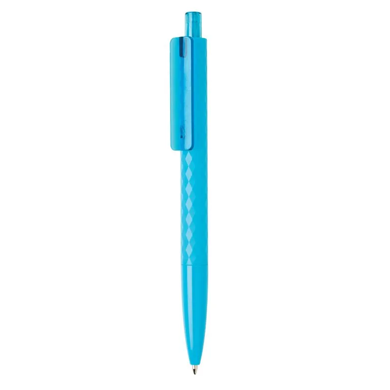 Bolígrafo promocional en rombos tinta azul X3