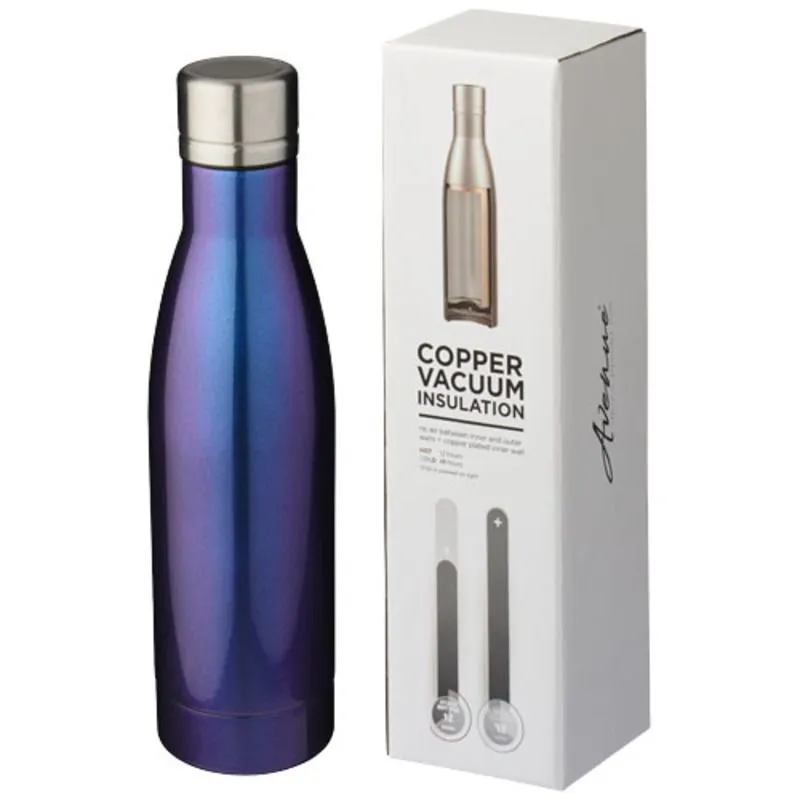 Botella corporativa de 500 ml. acabado iridiscente Vasa Aurora