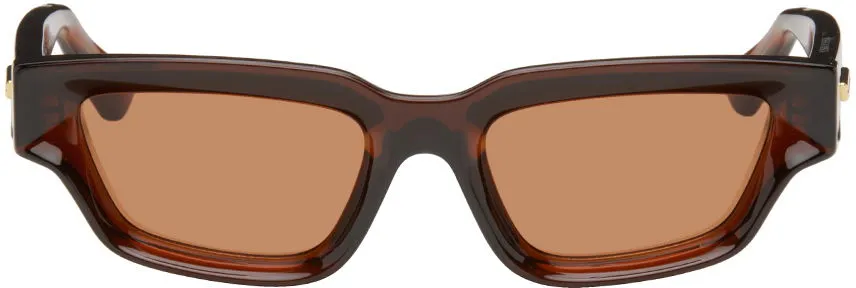 Bottega Veneta Sharp Square Sunglasses