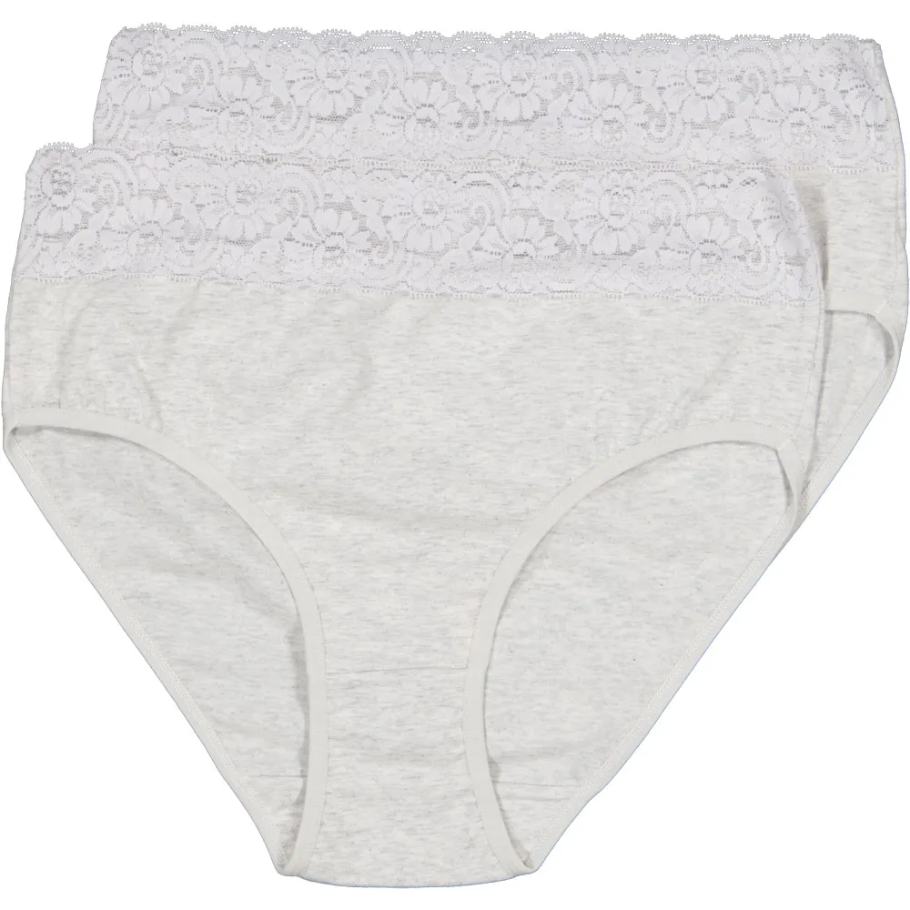 Braguitas de cadera para mujer Tela elástica  Pack de 2