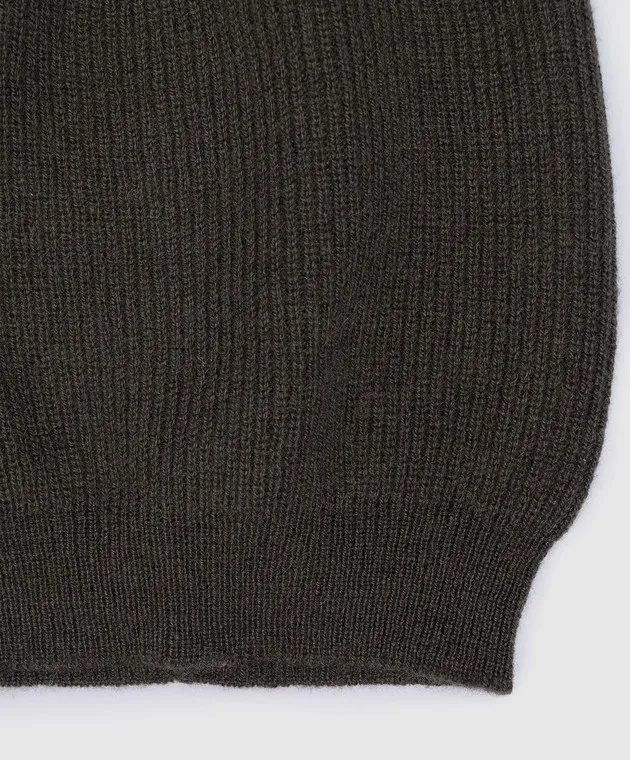 Brunello Cucinelli Green cashmere hat