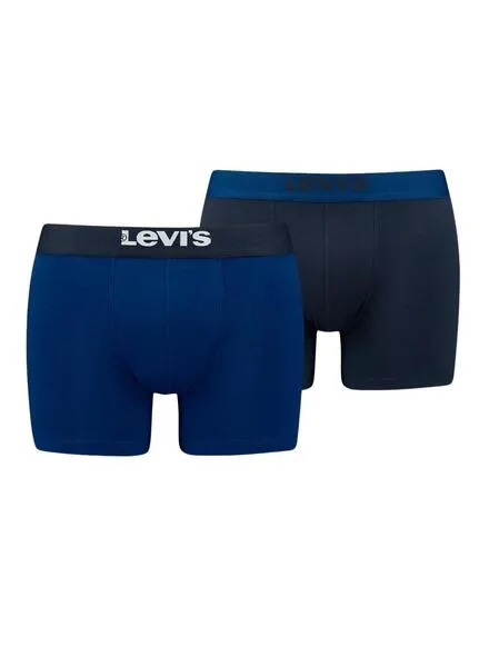 Calzoncillos Levis Men Solid Boxer Azul Hombre