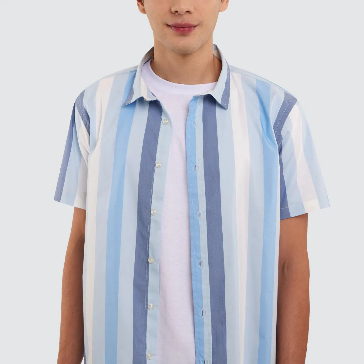 Camisa Con Rayas Para Hombre