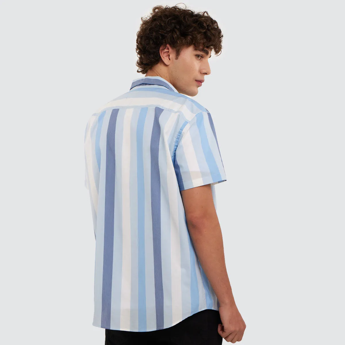 Camisa Con Rayas Para Hombre
