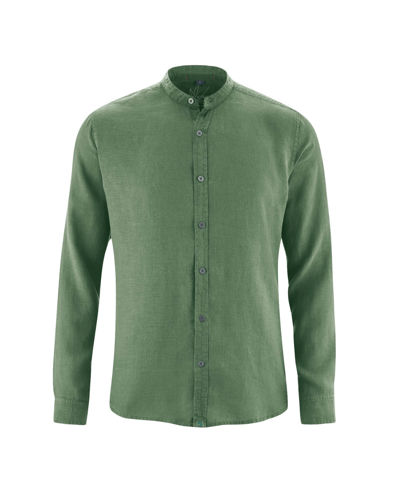 Camisa cuello mao hombre. Tejido 100% cáñamo