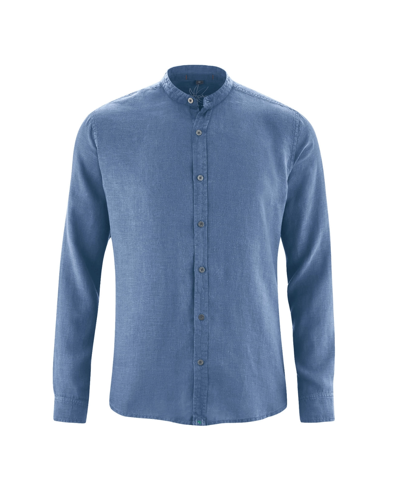 Camisa cuello mao hombre. Tejido 100% cáñamo