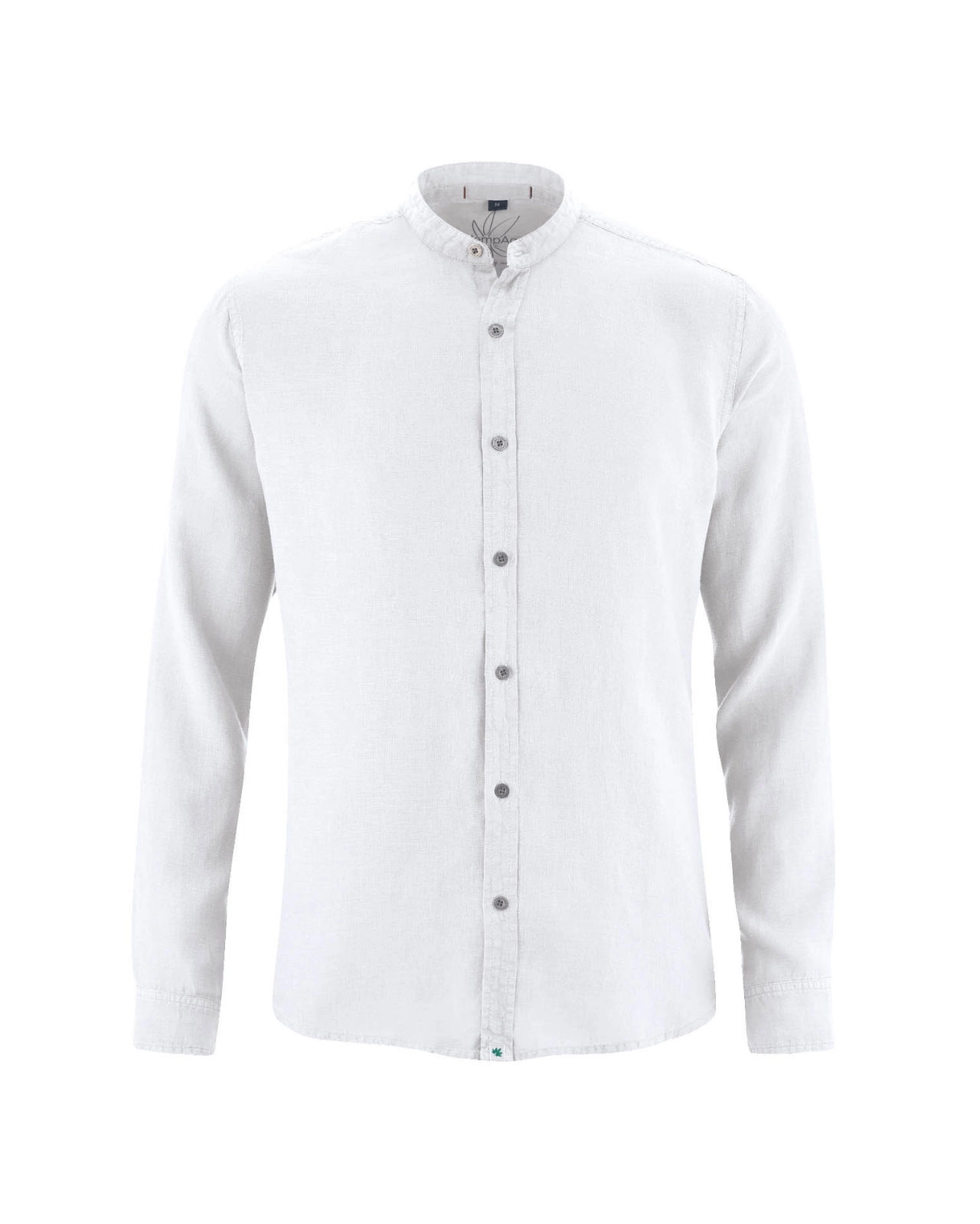 Camisa cuello mao hombre. Tejido 100% cáñamo