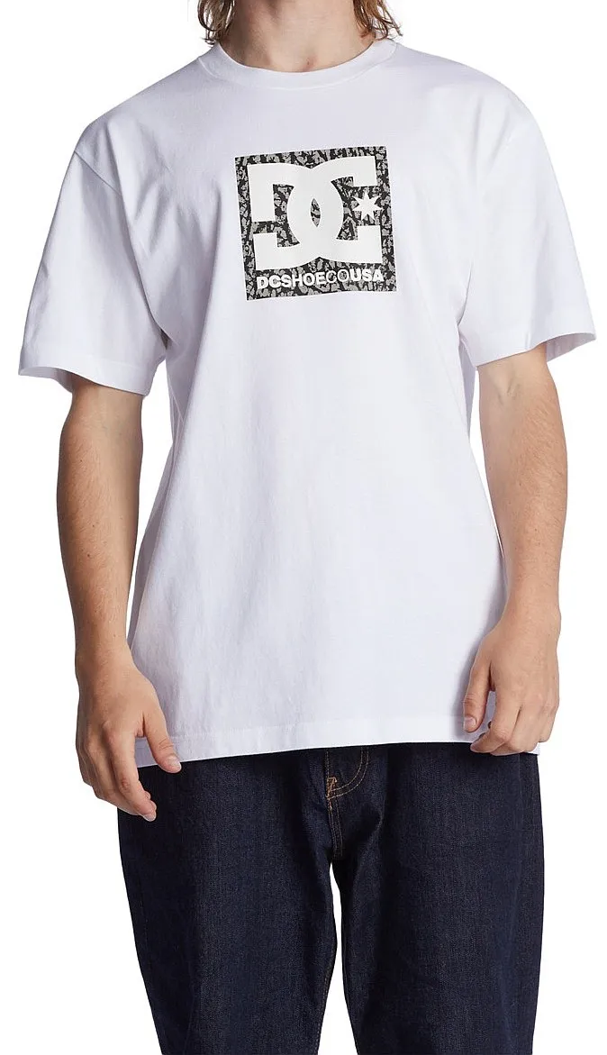 CAMISA DC DC SQUARE STAR FILL HSS  XWWS/WHITE/ELEPHANT  MEN´S