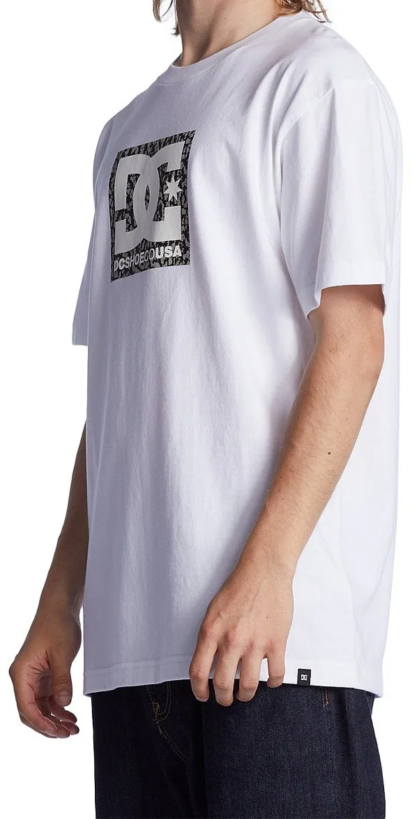 CAMISA DC DC SQUARE STAR FILL HSS  XWWS/WHITE/ELEPHANT  MEN´S