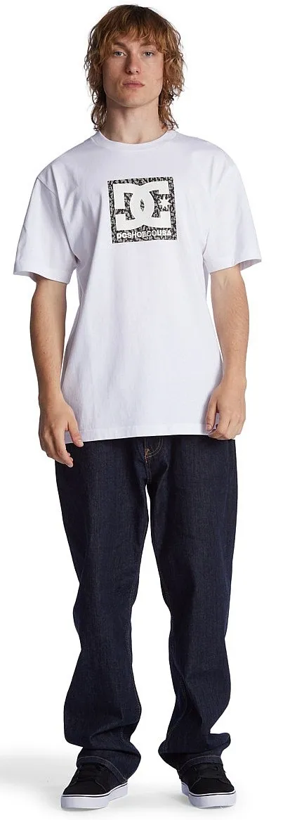 CAMISA DC DC SQUARE STAR FILL HSS  XWWS/WHITE/ELEPHANT  MEN´S