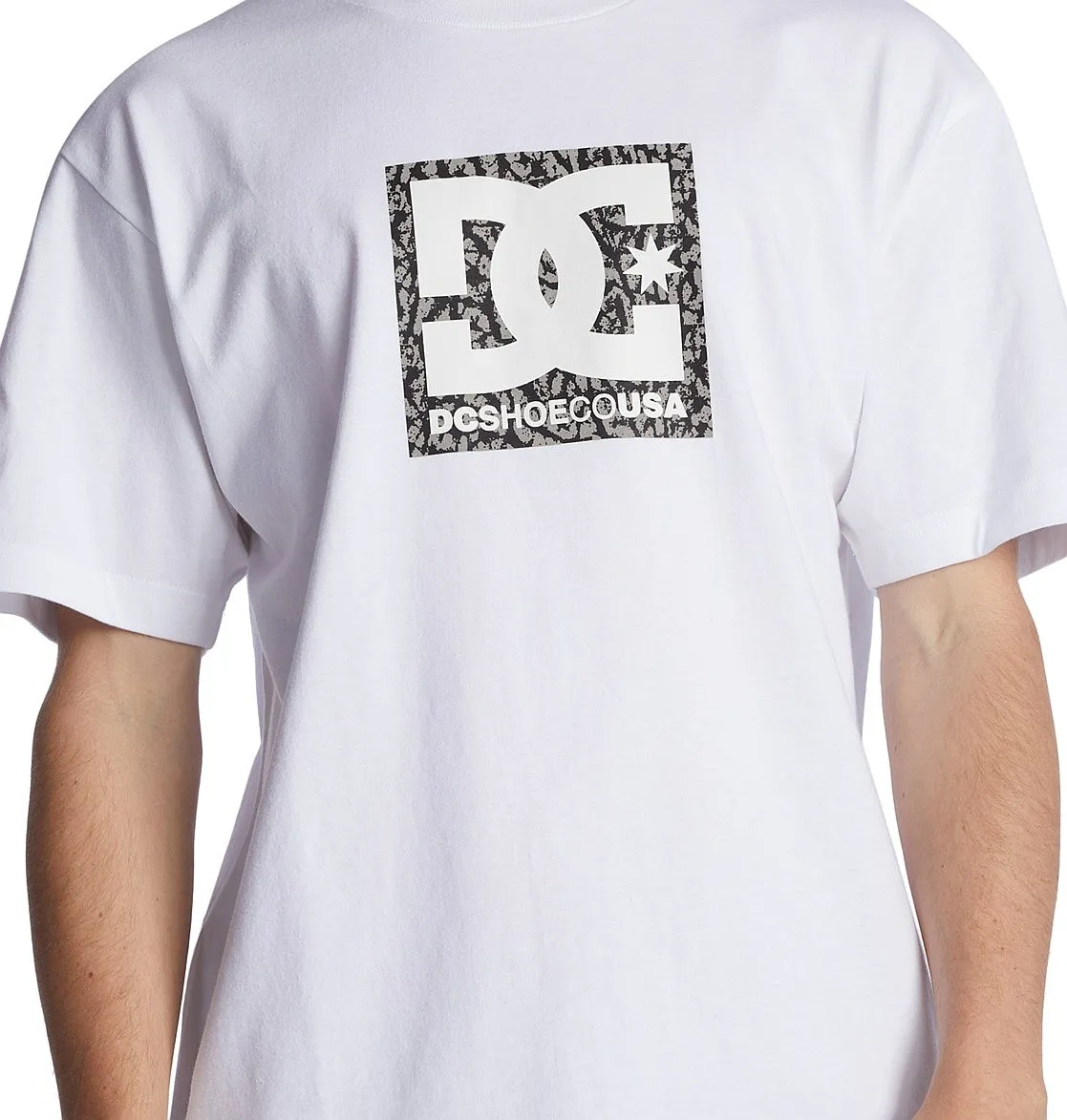 CAMISA DC DC SQUARE STAR FILL HSS  XWWS/WHITE/ELEPHANT  MEN´S