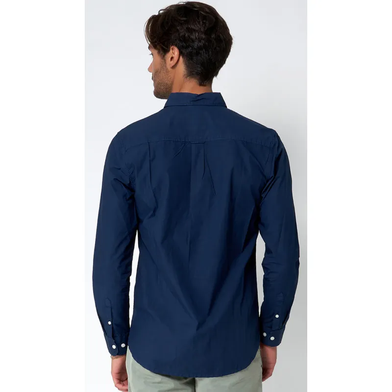 Camisa de algodón en manga larga para hombre