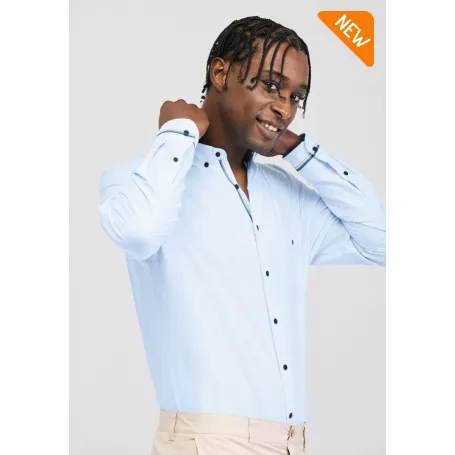 CAMISA HOMBRE MANGA LARGA CON ESTRUCTURA OXFORD