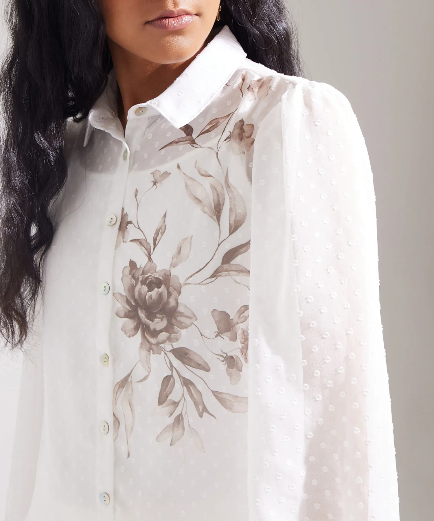 CAMISA MANGA TRES CUARTOS SUBLIMADA CON TOP INTERNO