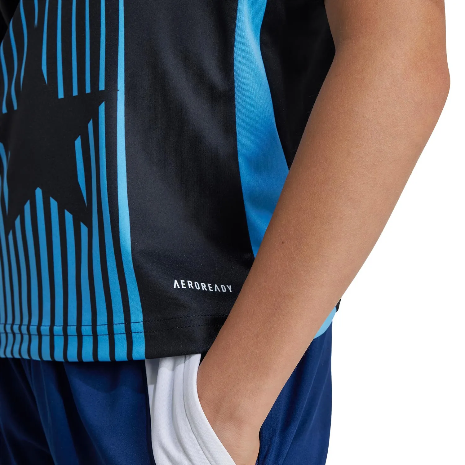 CAMISETA ADIDAS ARGENTINA NIñO PREMATCH