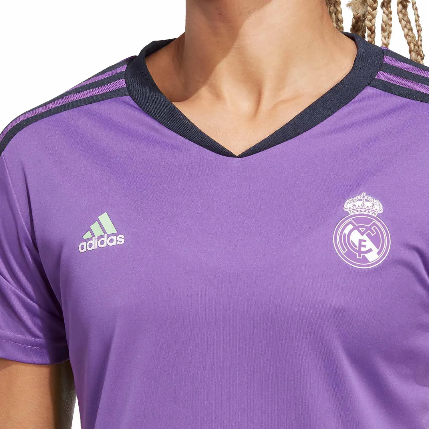 Camiseta adidas Real Madrid entrenamiento mujer