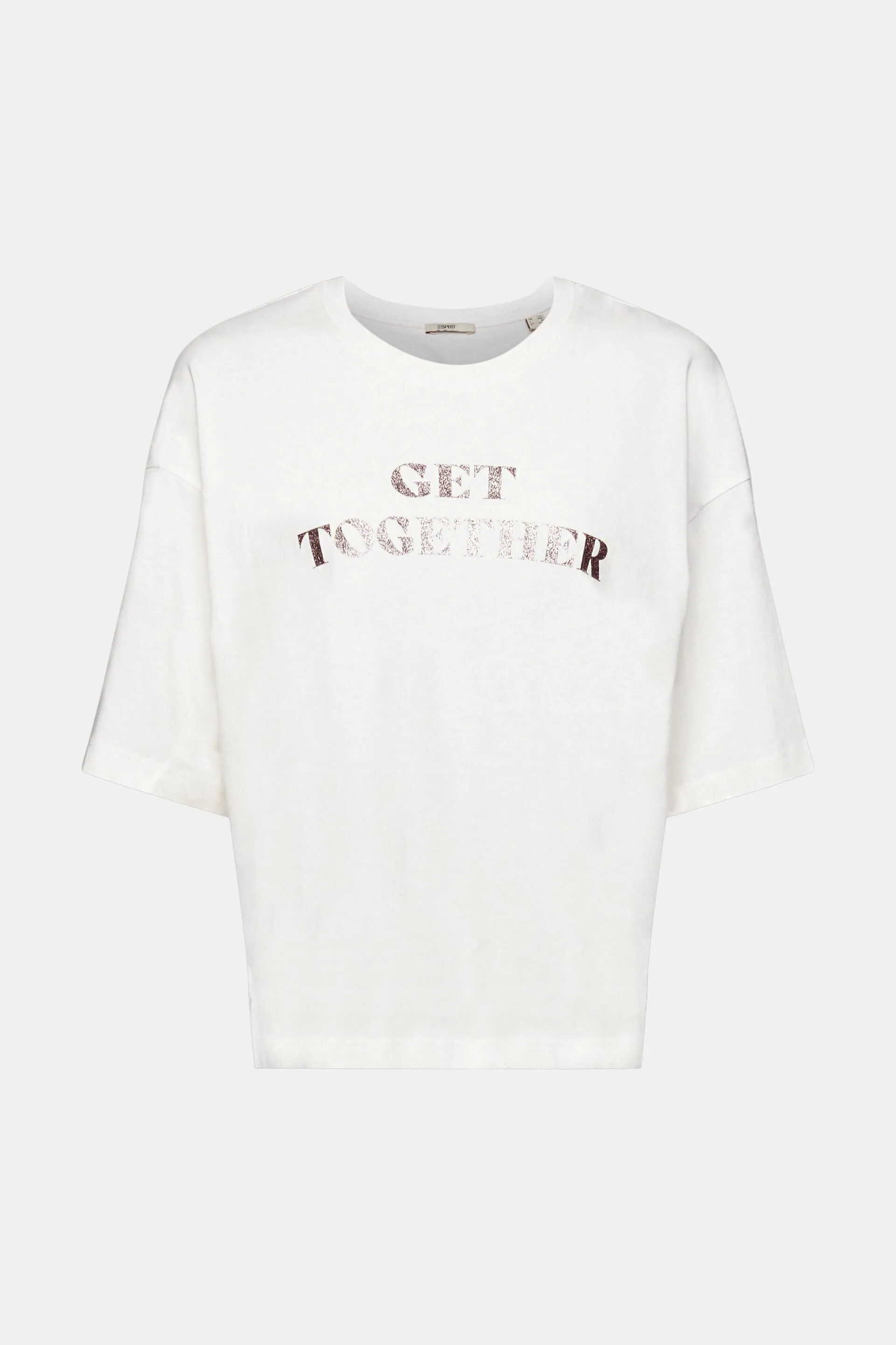 Camiseta con estampado brillante