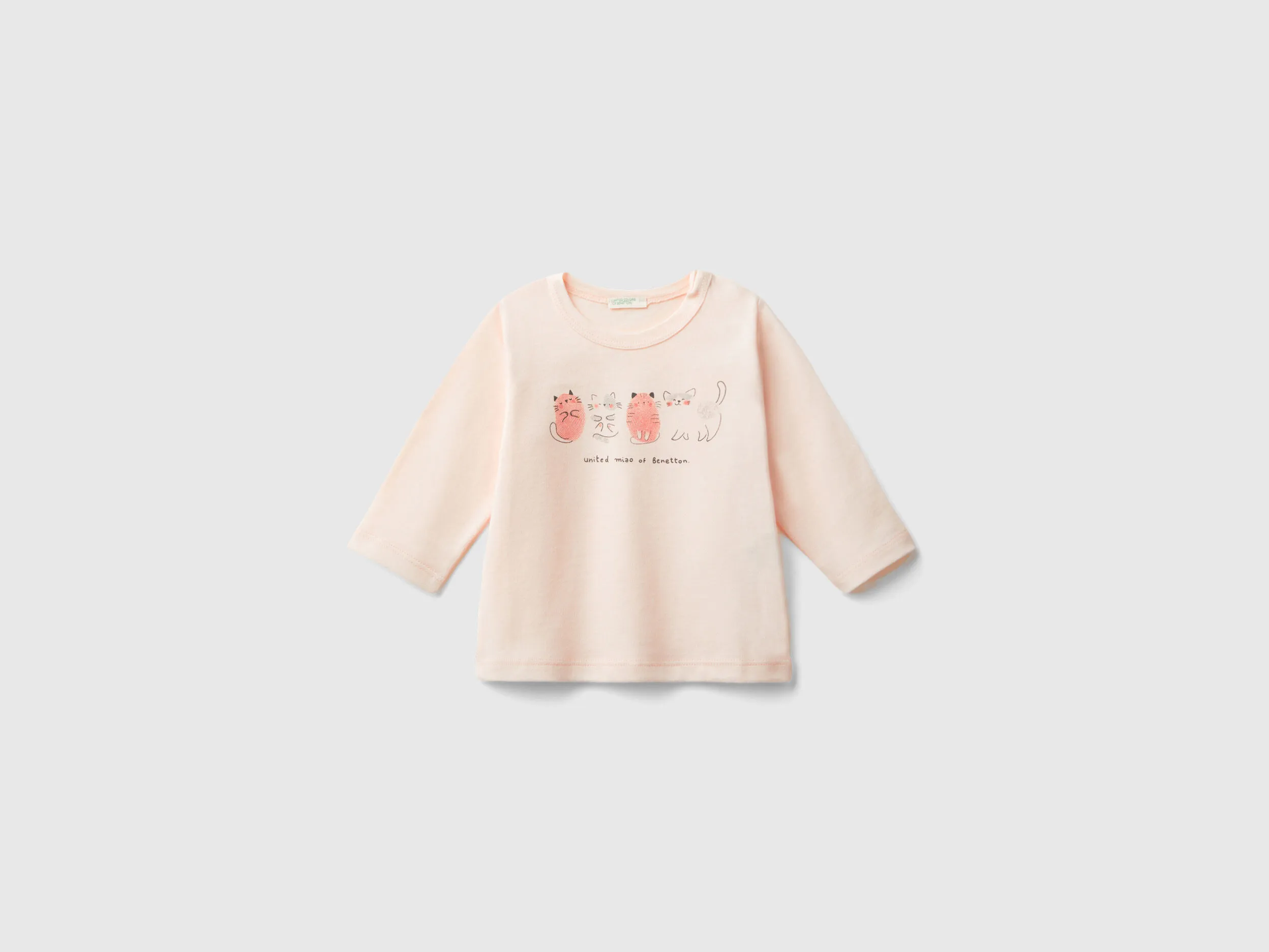 Camiseta con estampado en cálido algodón bio