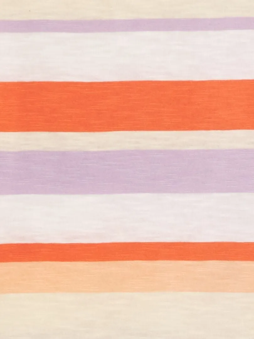 CAMISETA CON FORMA BOXY  NARANJA