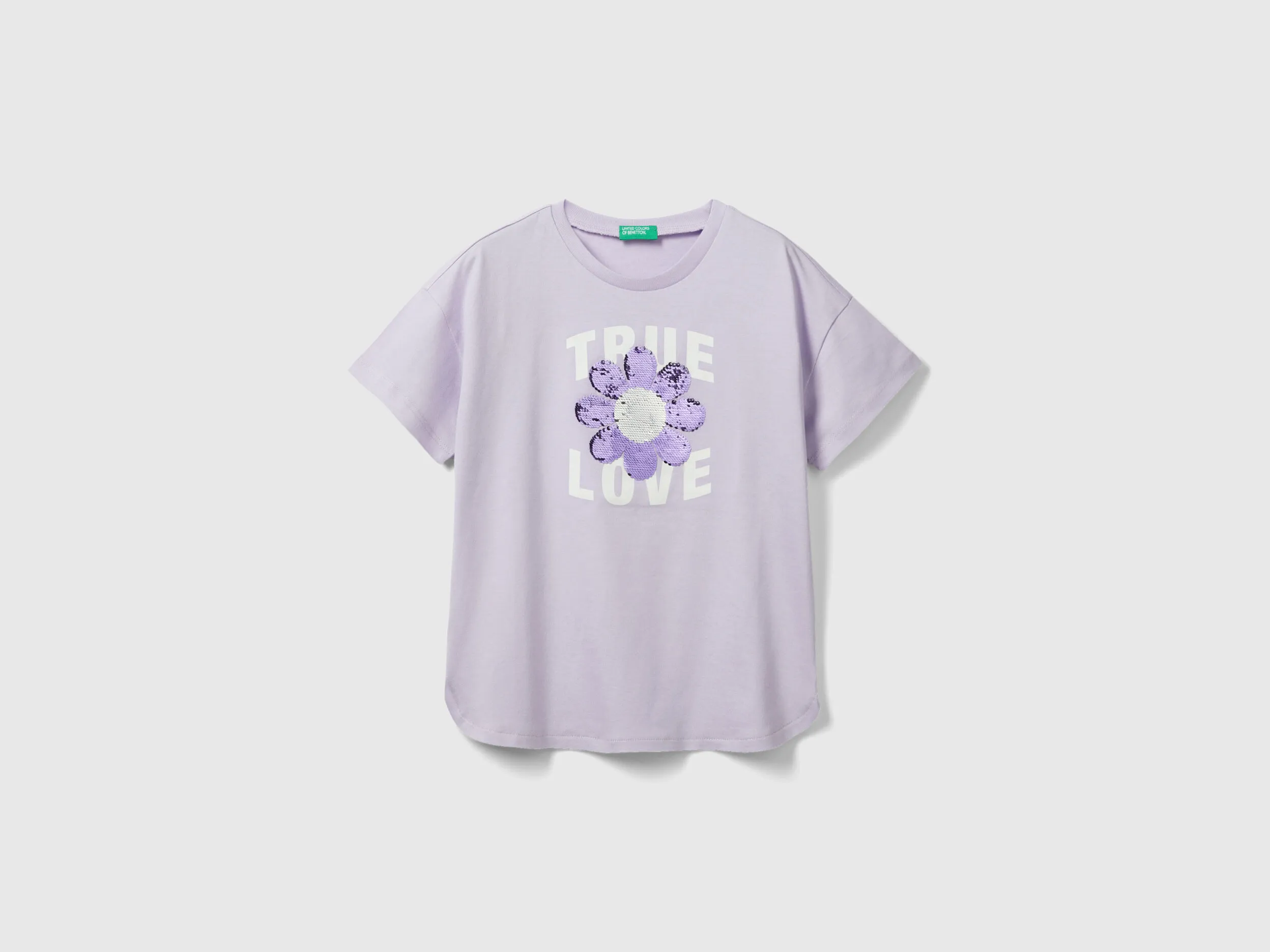 Camiseta con lentejuelas reversibles