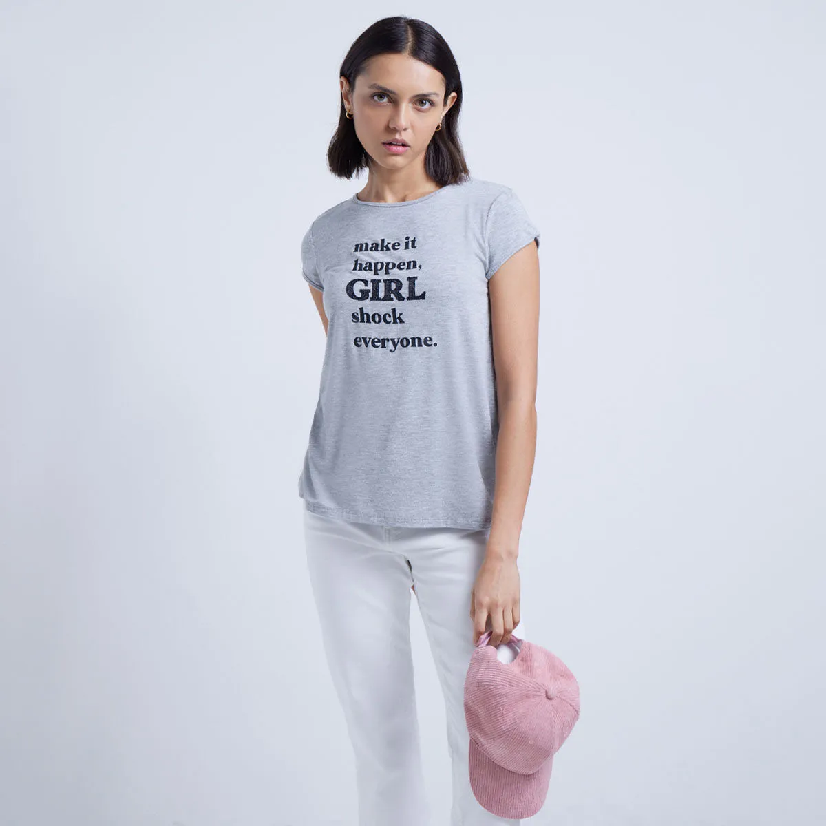 Camiseta Con Lentejuelas