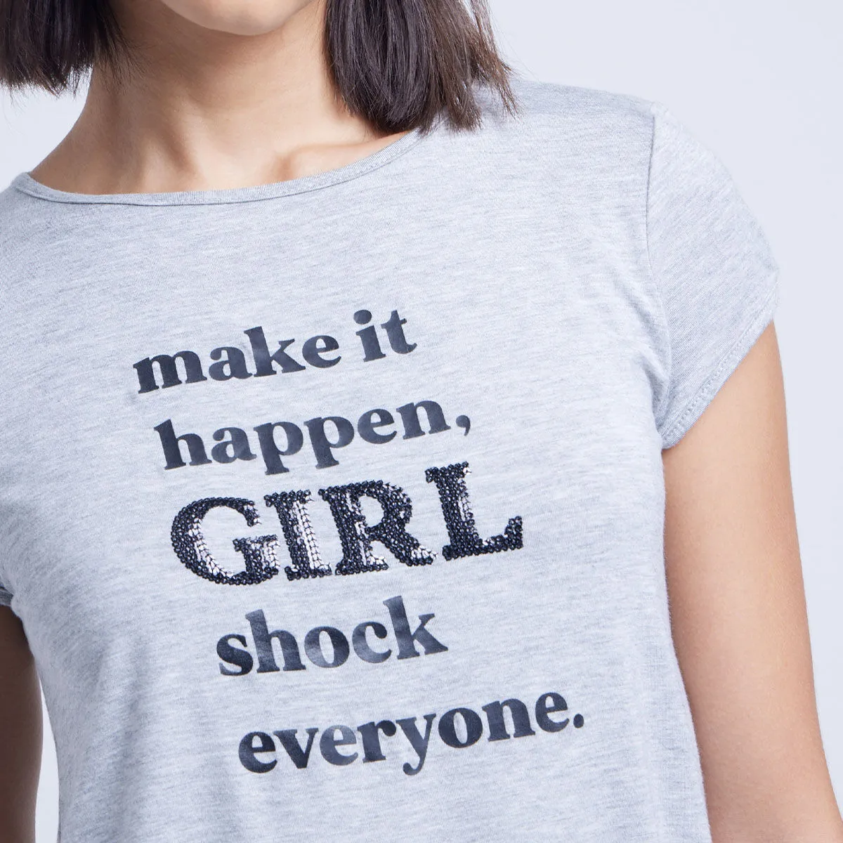 Camiseta Con Lentejuelas