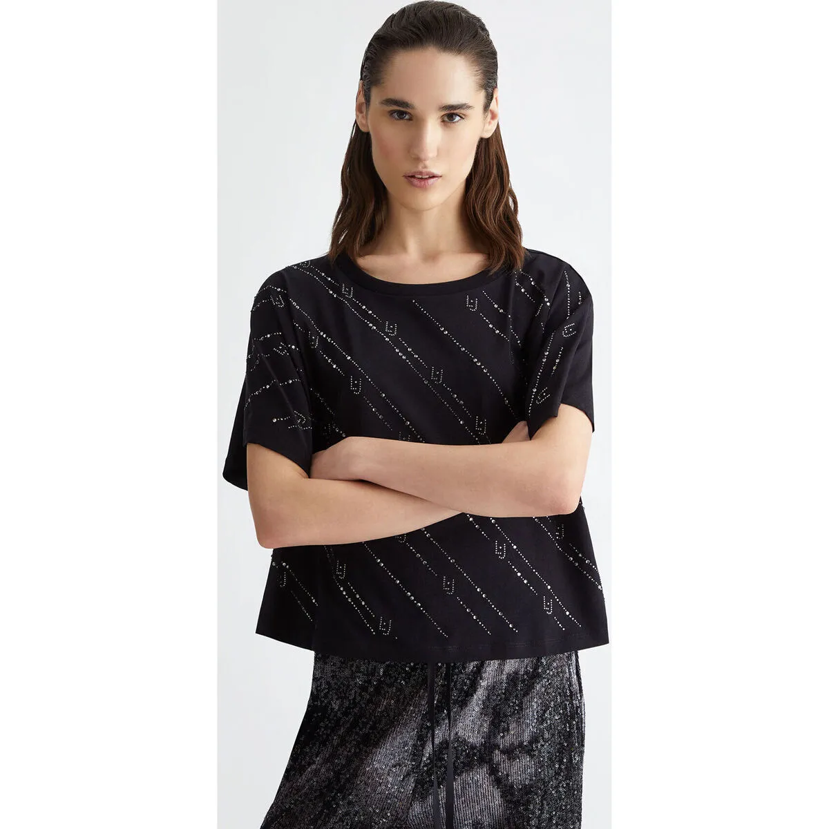 Camiseta con strass