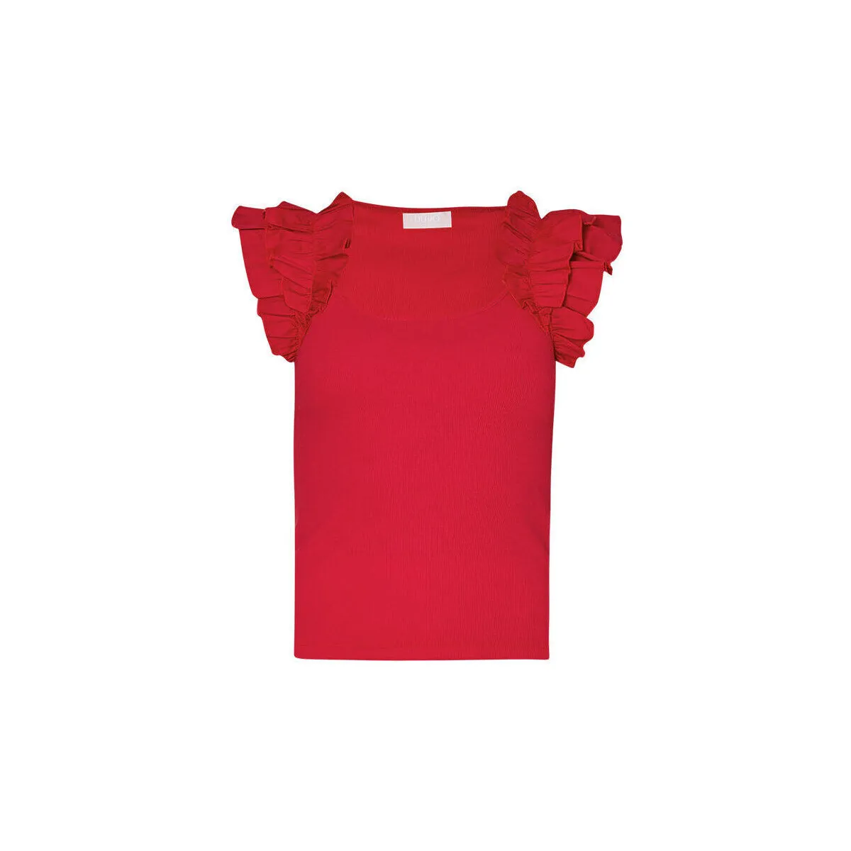 Camiseta con volantes