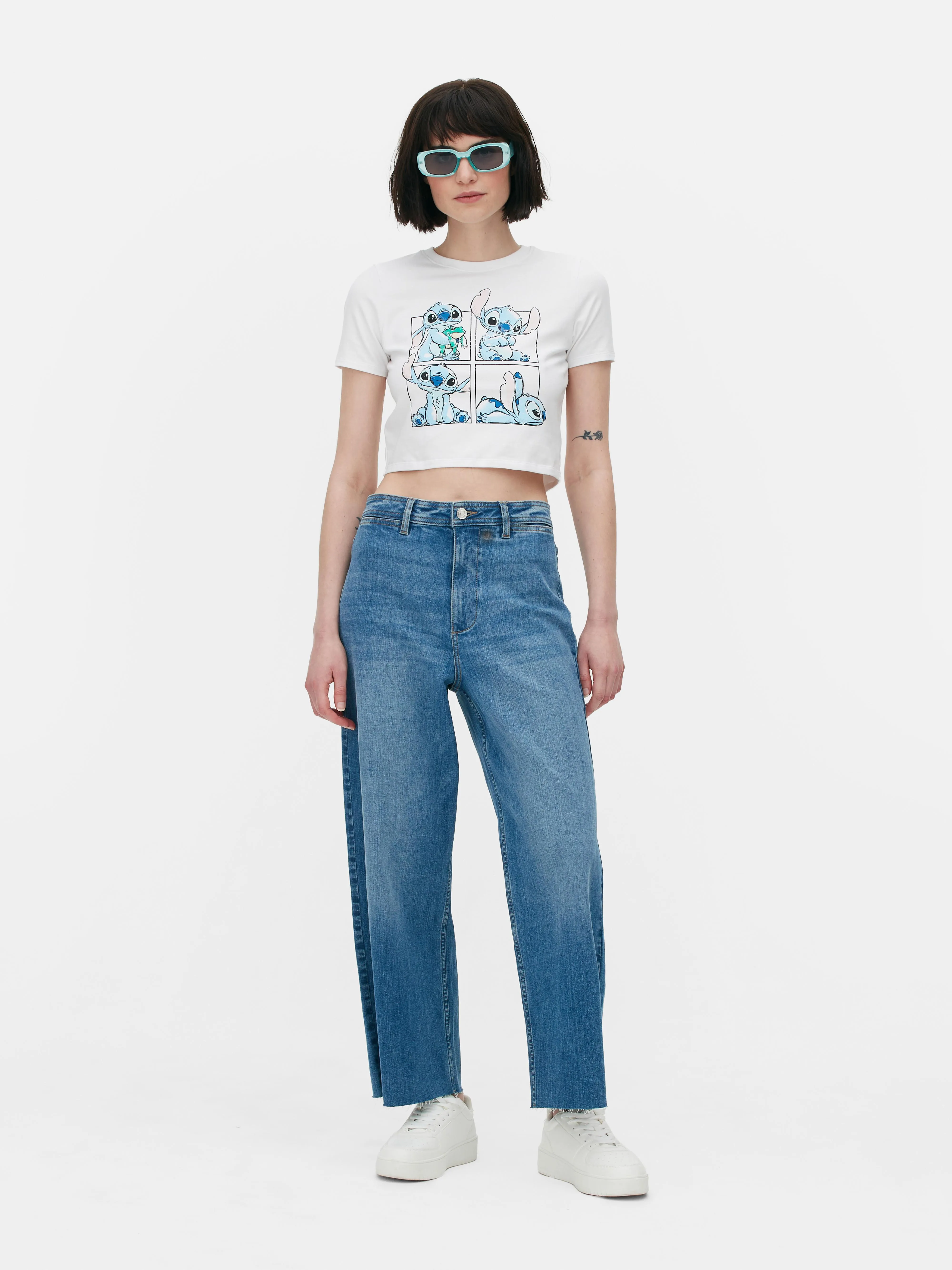 Camiseta corta de Lilo y Stitch de Disney