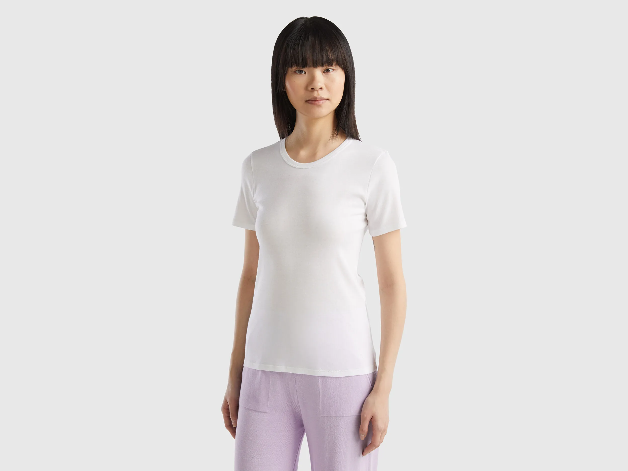 Camiseta de algodón de fibra larga