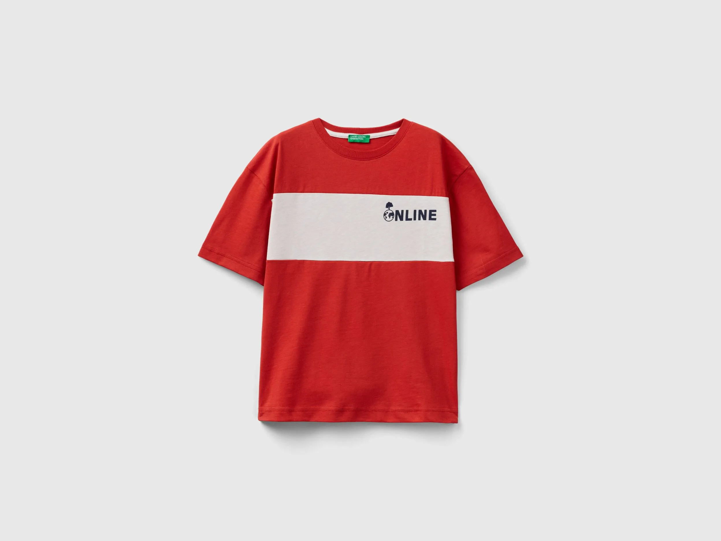 Camiseta de algodón orgánico con eslogan