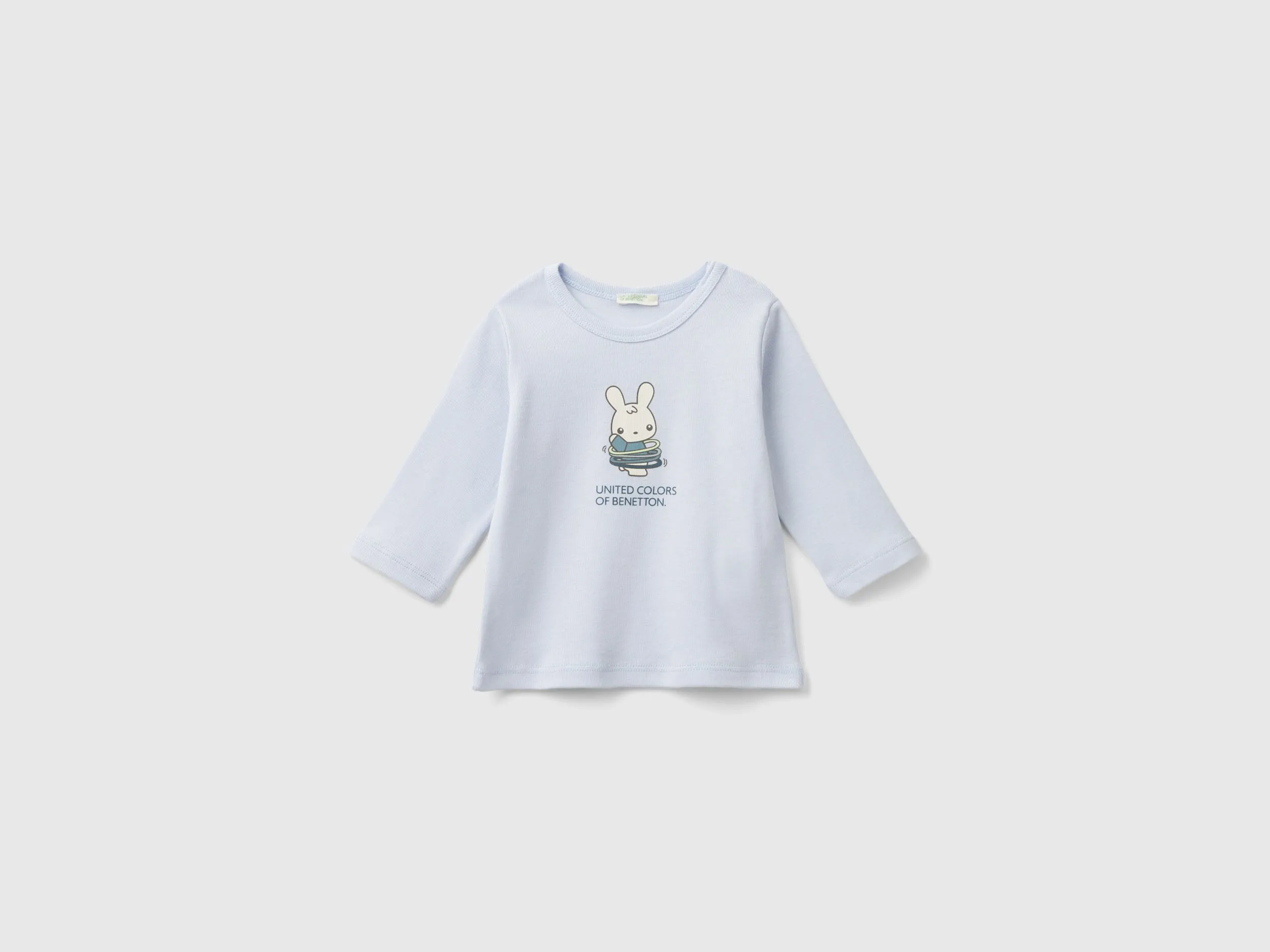Camiseta de manga larga de 100 % algodón orgánico