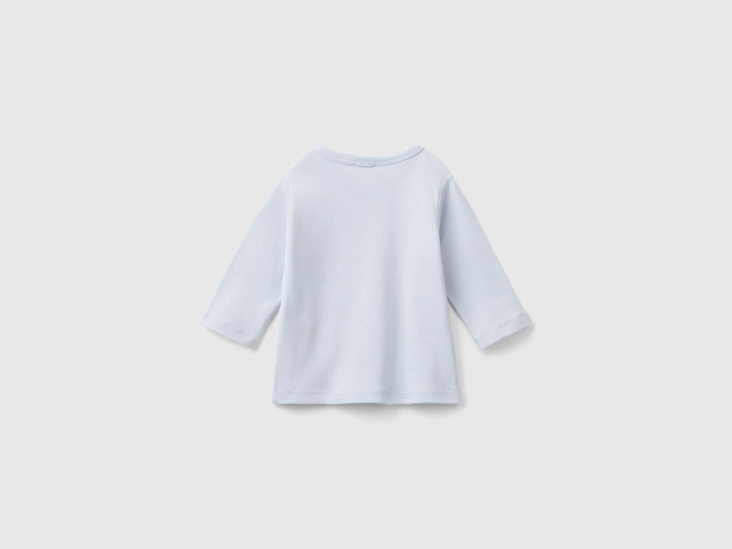 Camiseta de manga larga de 100 % algodón orgánico