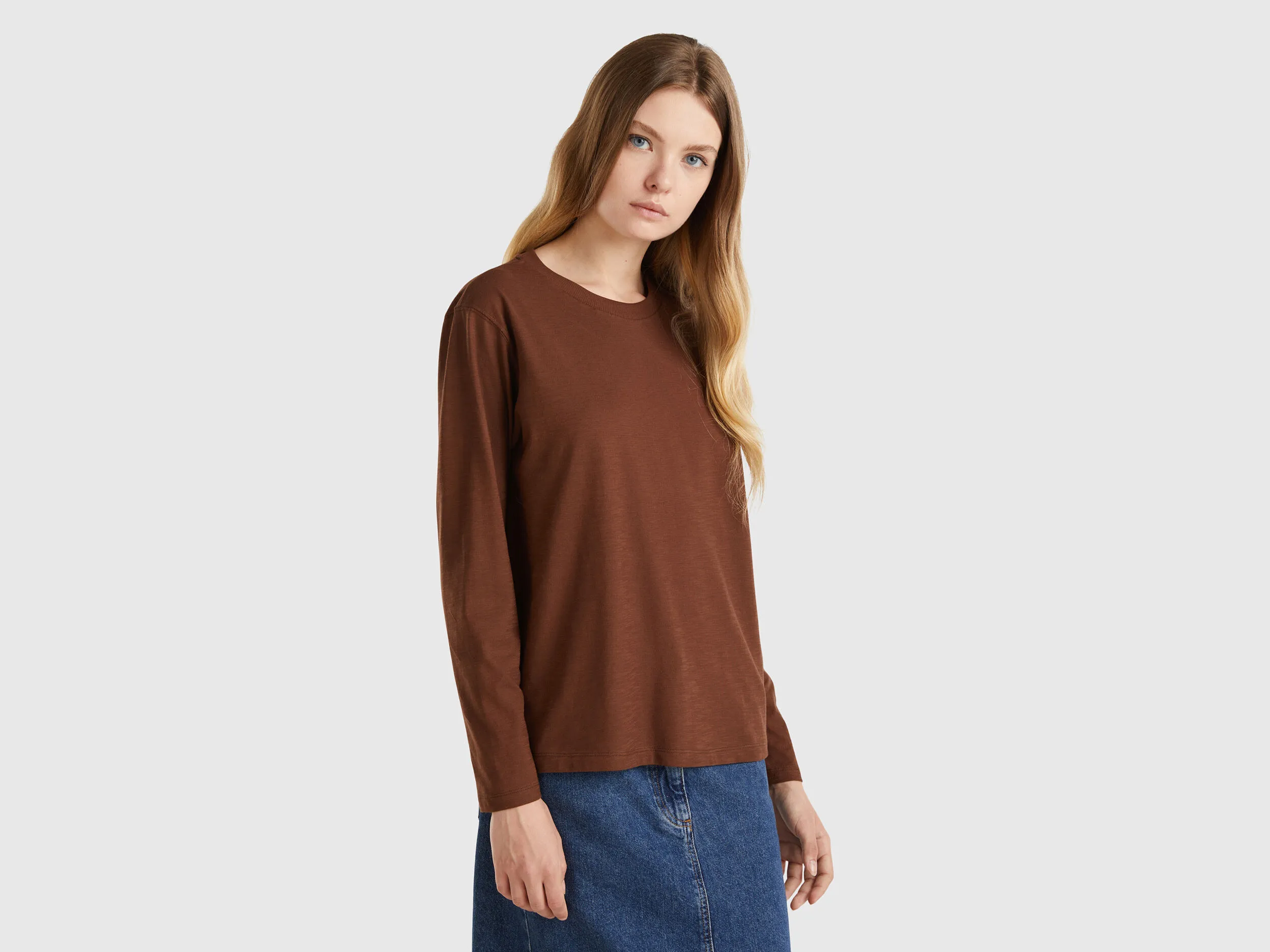 Camiseta de manga larga de algodón ligero