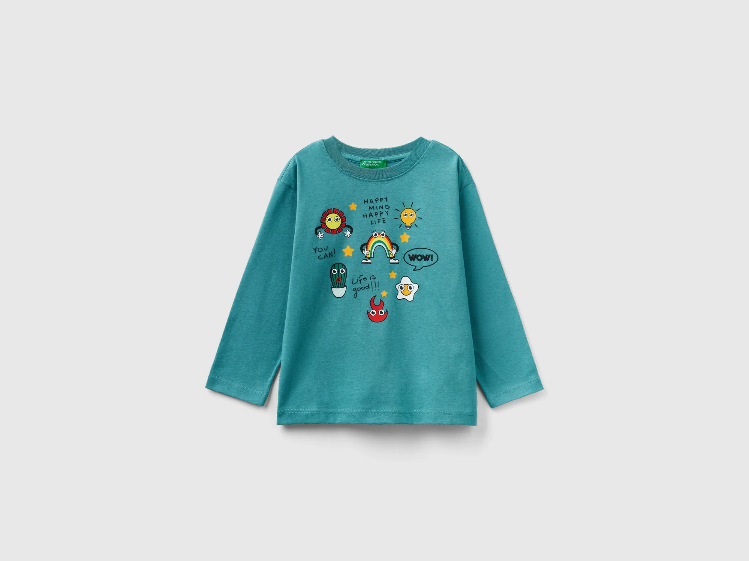 Camiseta de manga larga de algodón orgánico
