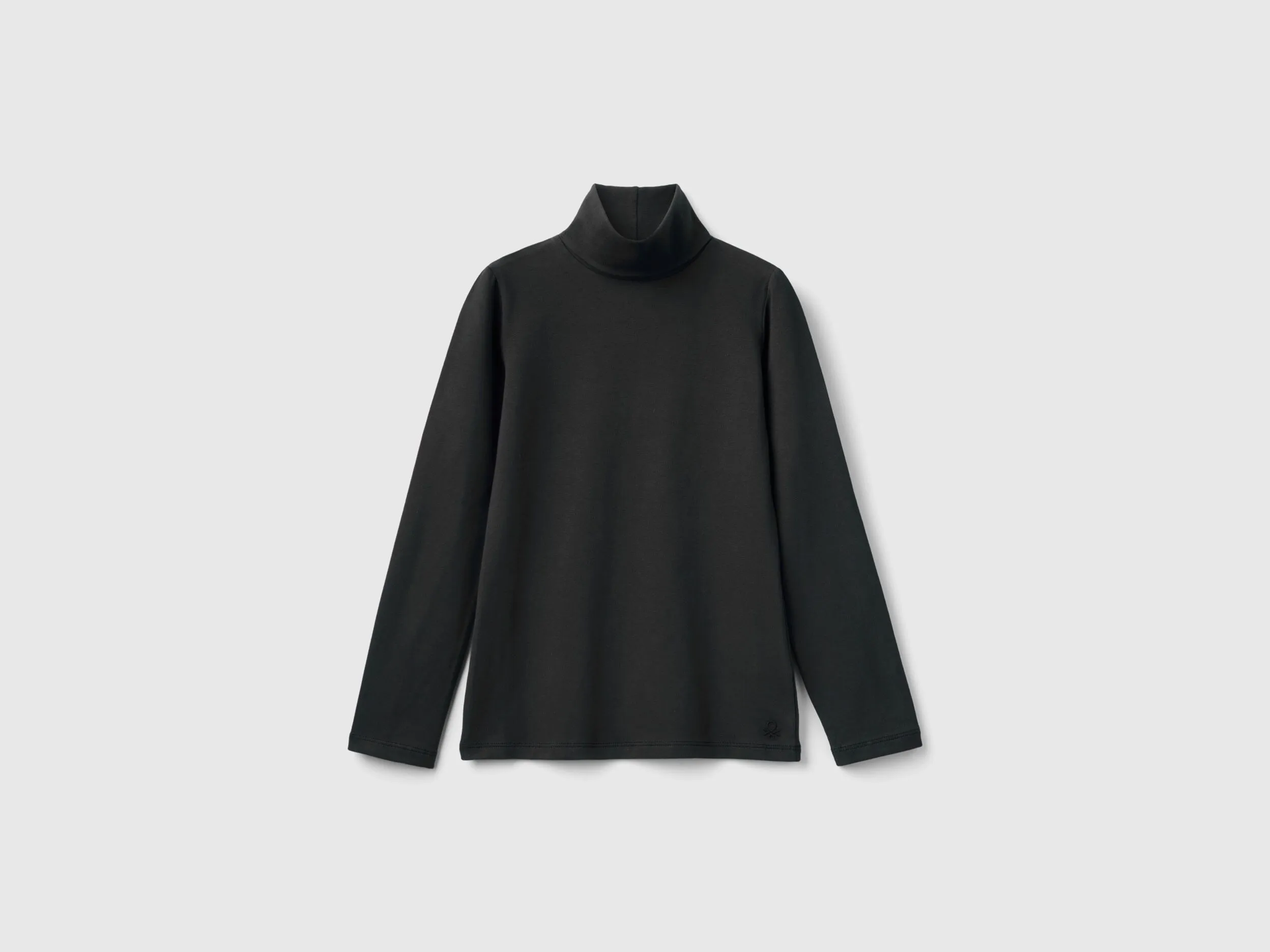 Camiseta elástica de cuello alto