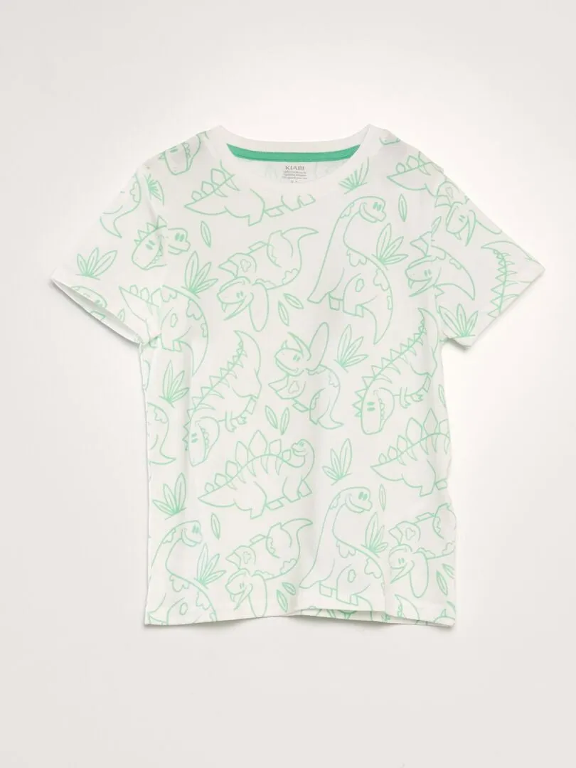 CAMISETA ESTAMPADA  VERDE