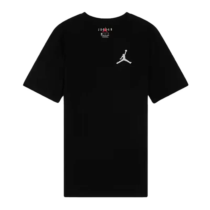 CAMISETA JORDAN JUMPMAN AIR EMBROIDERED NEGRA (JUNIOR)
