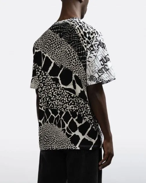 Camiseta Just Cavalli 74OBH6R5 R MIX PRINT Blanco